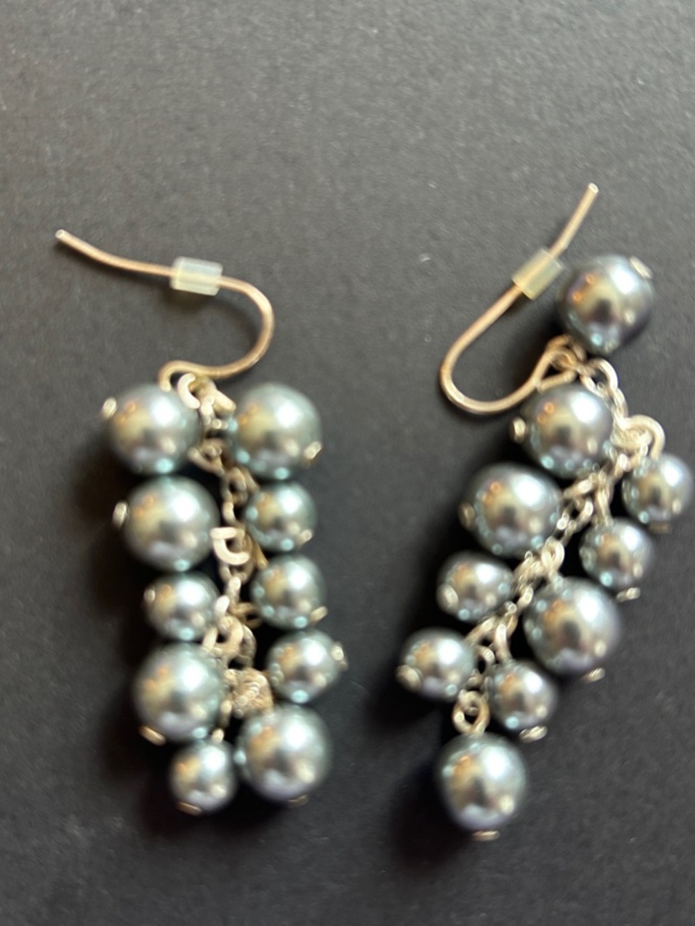 Premier Designs blue Cluster Dangle Earrings